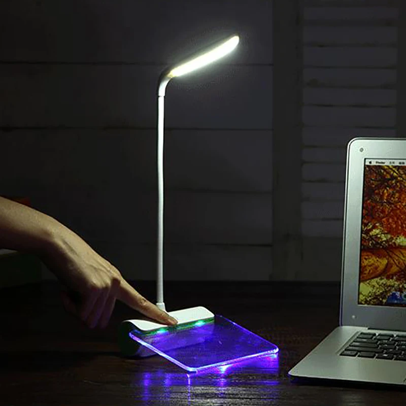 Настольные лампы USB Led Настольная лампа с доской для сообщений, светильник для чтения с защитой глаз, светильник для чтения, для студенческой кровати, подарки для влюбленных, романтический