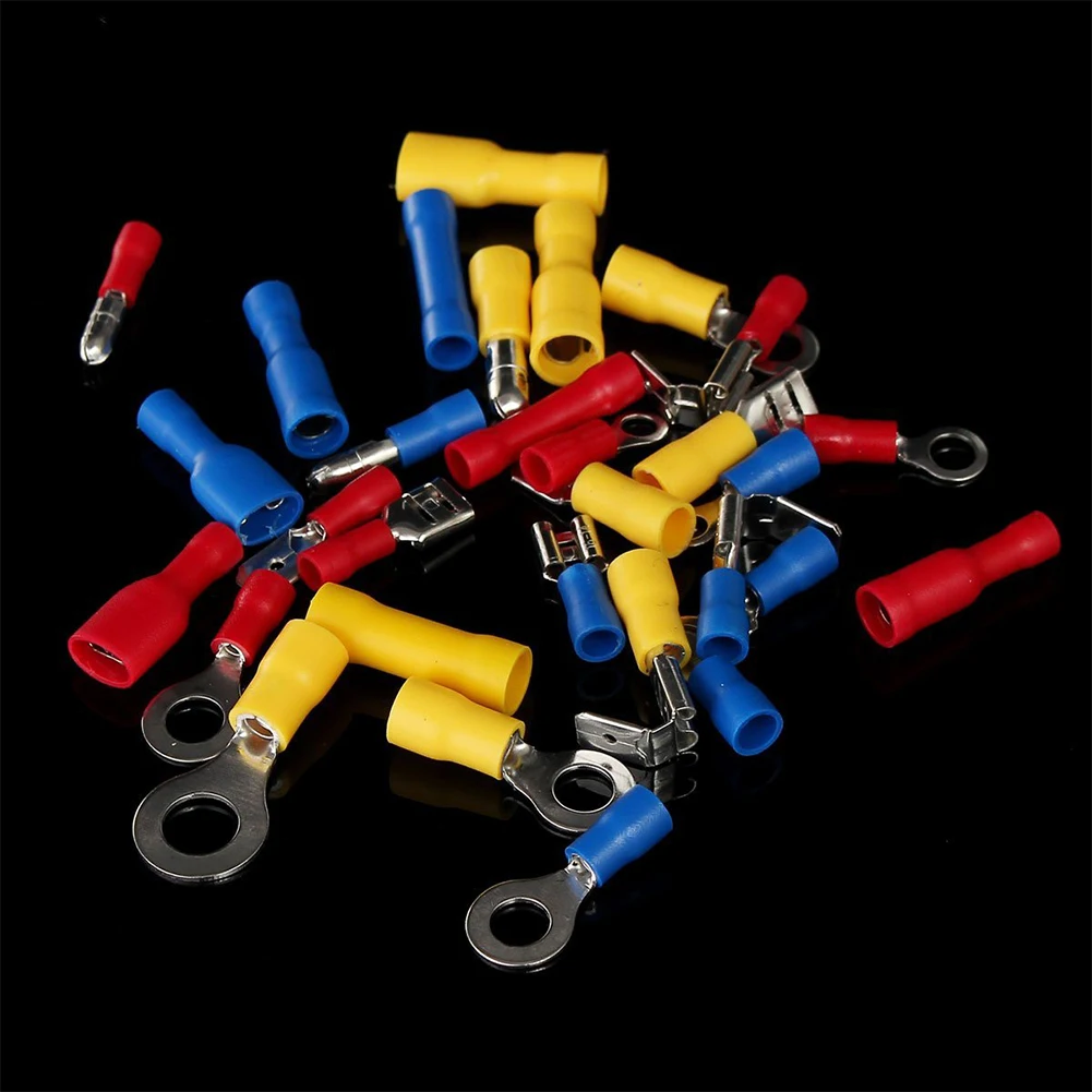Insulated Male/Female Electrical Wire Terminal Crimp Connector Spade Kit Tool | Обустройство дома