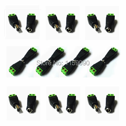 

10Pair of DC Power connecter Converter for Camera Adapter