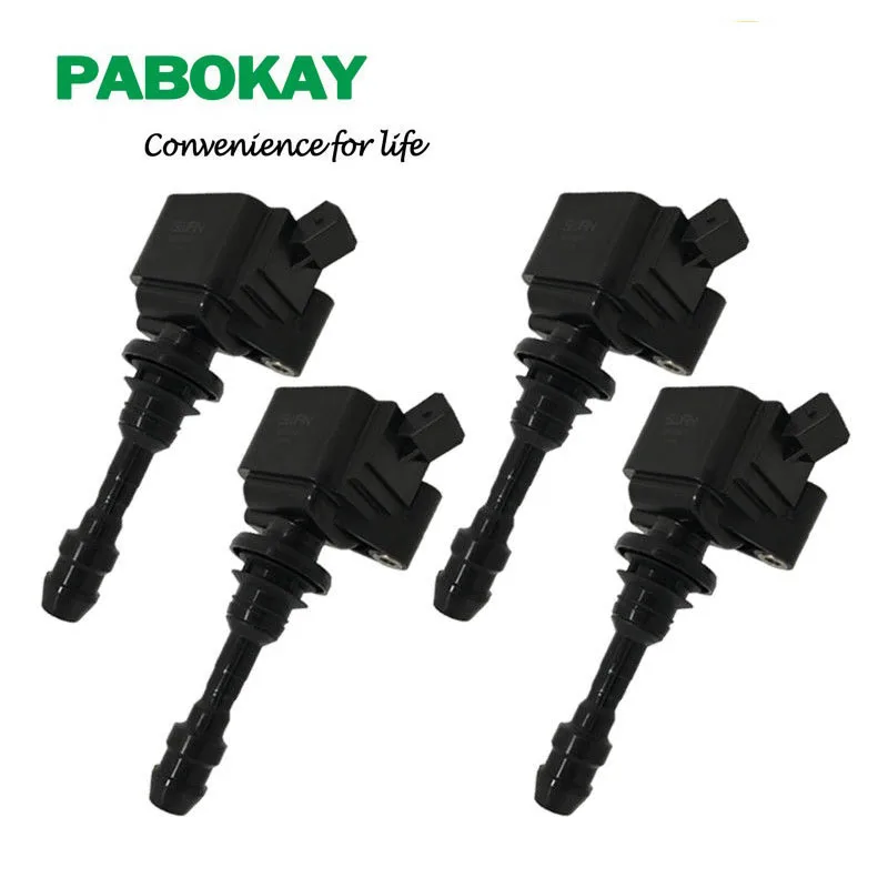 4 x Катушка зажигания для Proton Gen 2 Persona Preve S16 Satria 1 6 Turbo PW812018 A2C53283938 77250003 047B30810 77250002