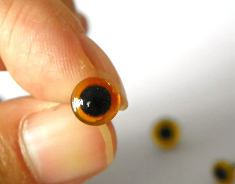 Аксессуары для кукол 4 12 мм черные фасоны|glass eyes|needle felting eyeseyes for crafting |
