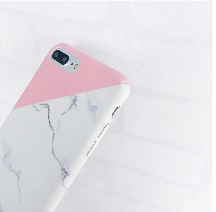Gimfun милый разноцветный мраморный чехол для телефона Iphone 7 7plus 6 6s Модный Блестящий