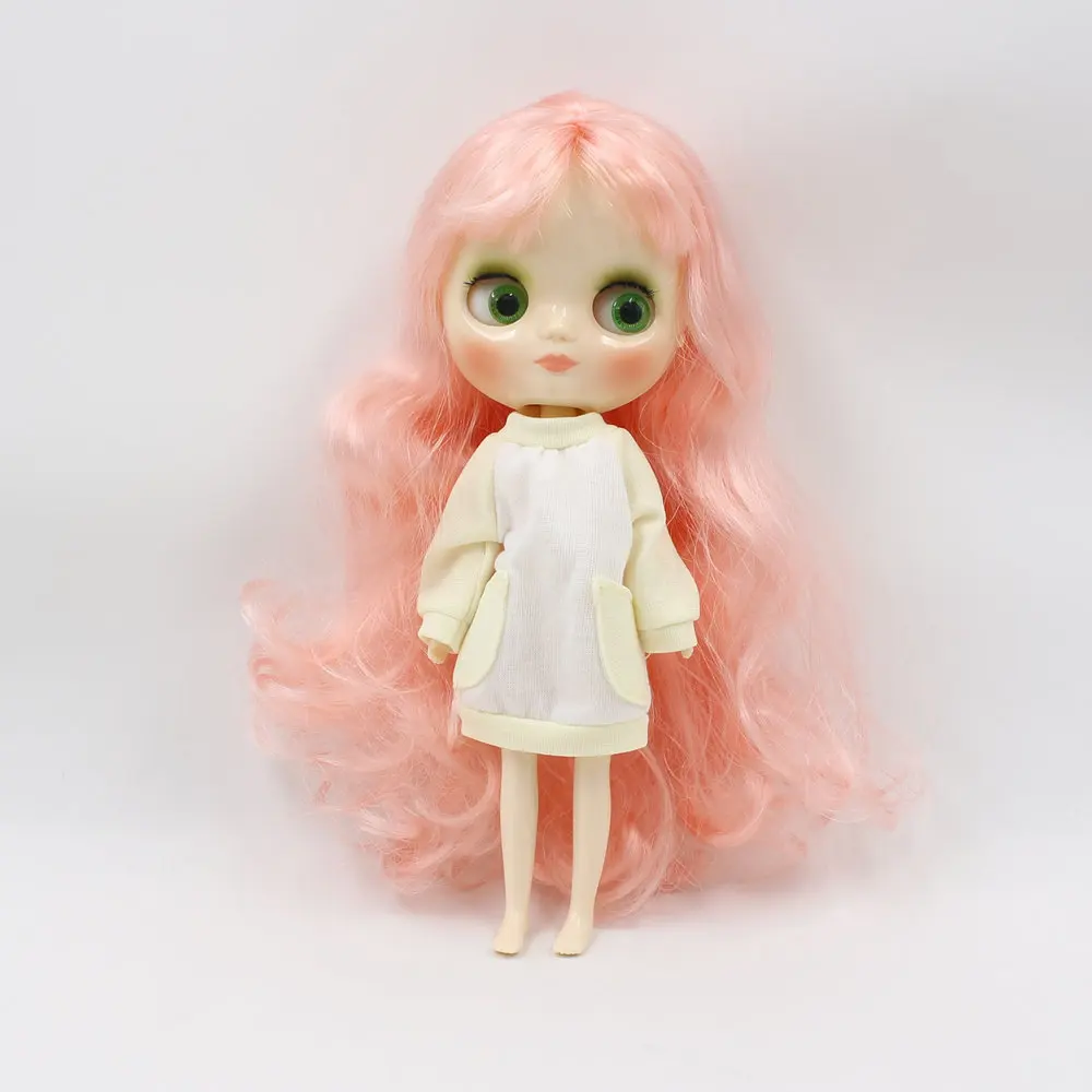 Срединная Блит куклы Цвет Футболка он подходит для 20 см Blythe Doll носить средний