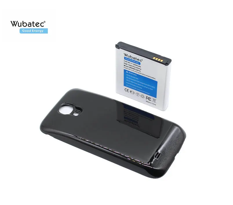 Wubatec 1x5200 мАч S4 I9500 NFC Расширенный аккумулятор для Samsung Galaxy S 4 SIV I9502 I9505 I9508 I9507V R970 i545
