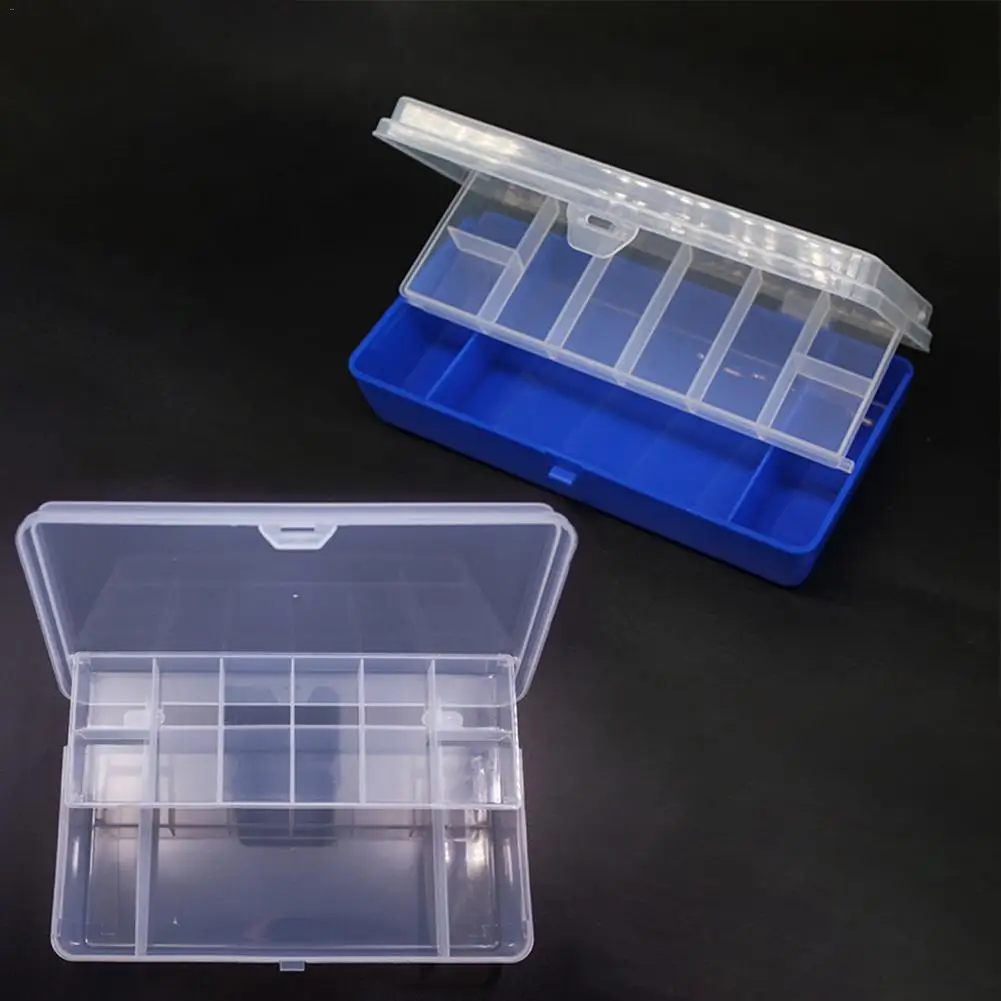 Высокое качество 2 слоя коробка для ловли рыбы портативная прозрачная видимая