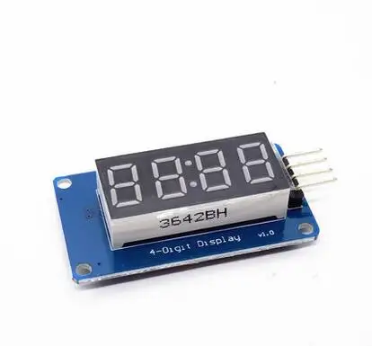 Модуль светодиодного дисплея TM1637 для Arduino 7 сегментов 4 бита 1 5-дюймовые часы