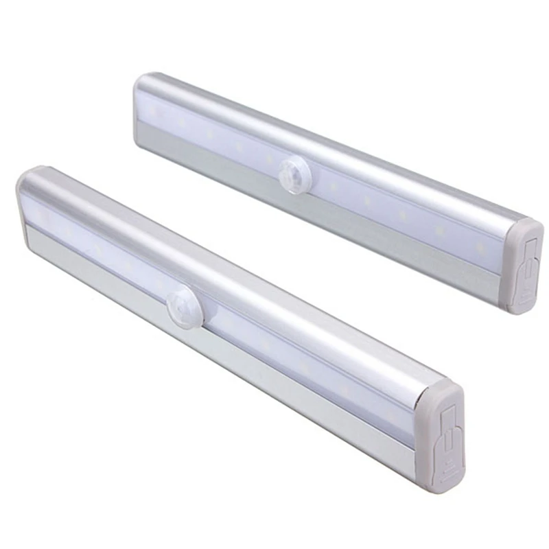 IR Infrared Motion Sensor Light LED Night Lamp With Toilet 10LEDs Closet Luminaire | Лампы и освещение