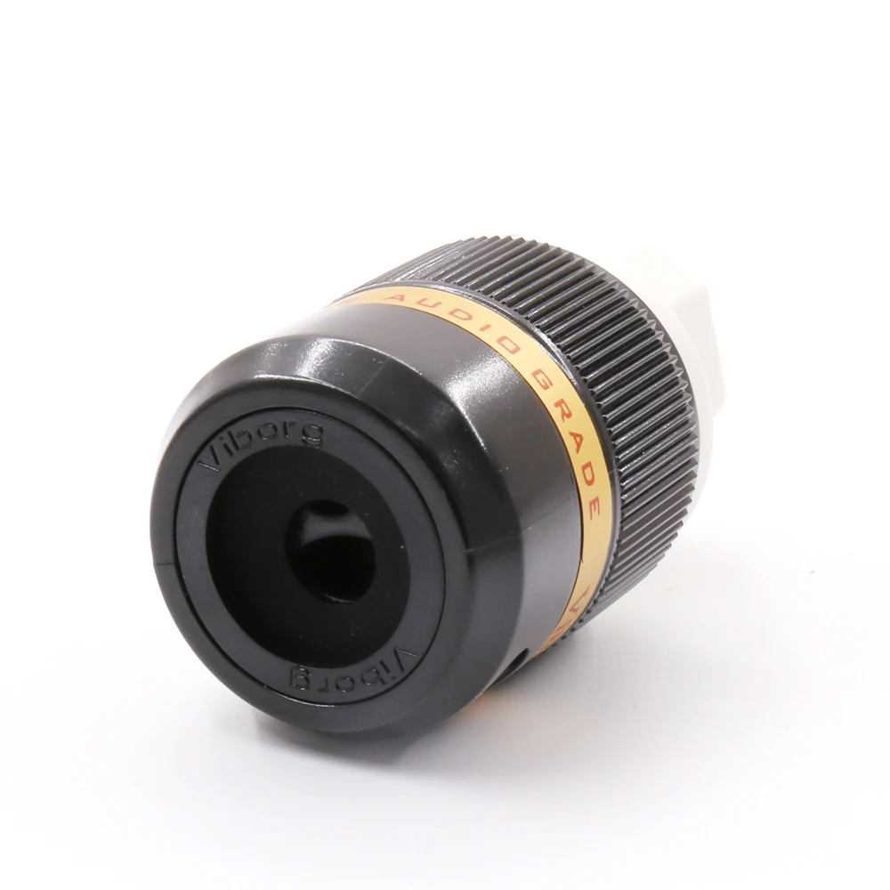 100 шт. Viborg VF535 99.998% Красный медный IEC Женский штекер HIFI аудио разъем для DIY шнуров