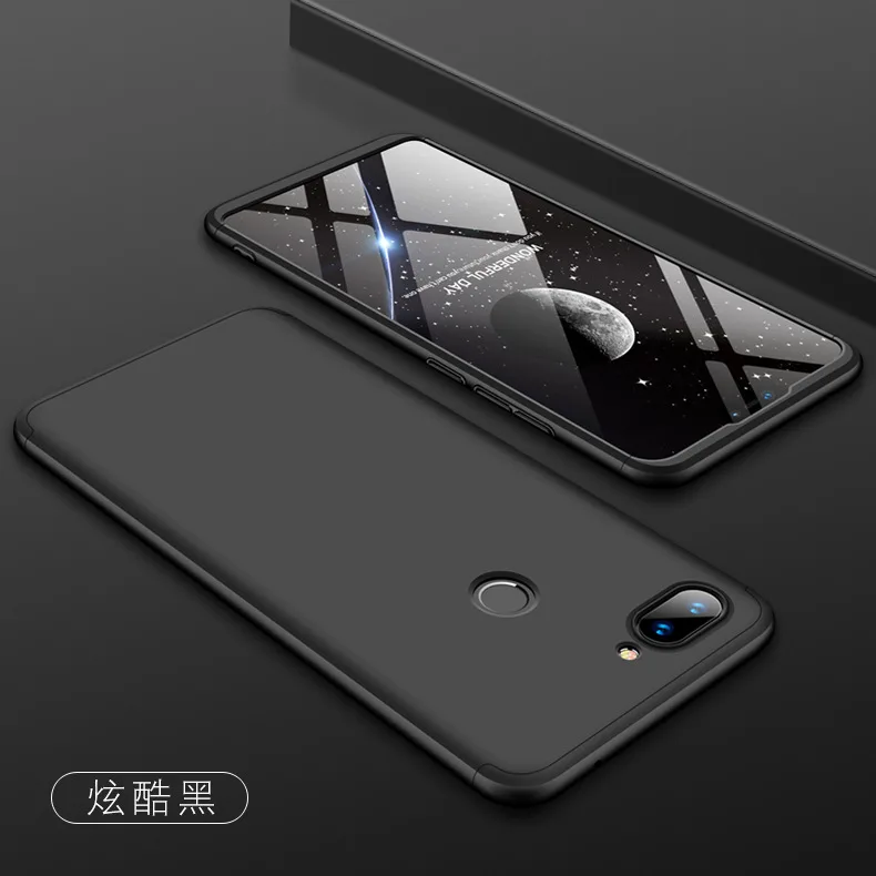 Жесткий чехол 3 в 1 для xiaomi mi 8 Lite, матовая броня, гибридная защитная задняя крышка, чехол s для xiaomi mi 8 lite 360, полный Чехол