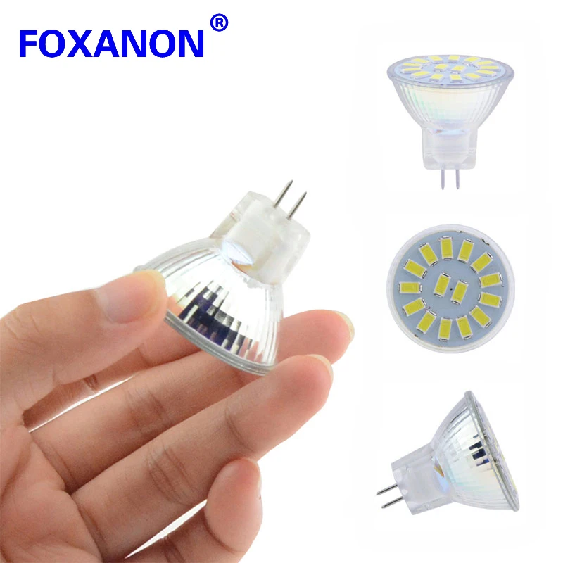 6 шт./лот MR11 5730SMD 15led 5 Вт прожектор лампа GU4 AC/DC 12 в 24 стеклянный корпус светодиодная
