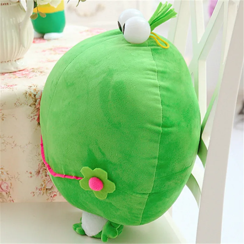 Плюшевая лягушка с большой головой 35 см 2016 милая мультяшная супермягкая подушка