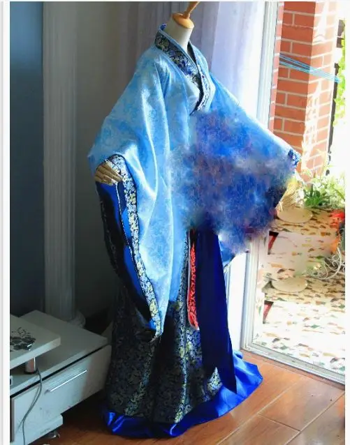 Юань Вэй Ирисы персонализирование фиолетовый синий мужской женский костюм для