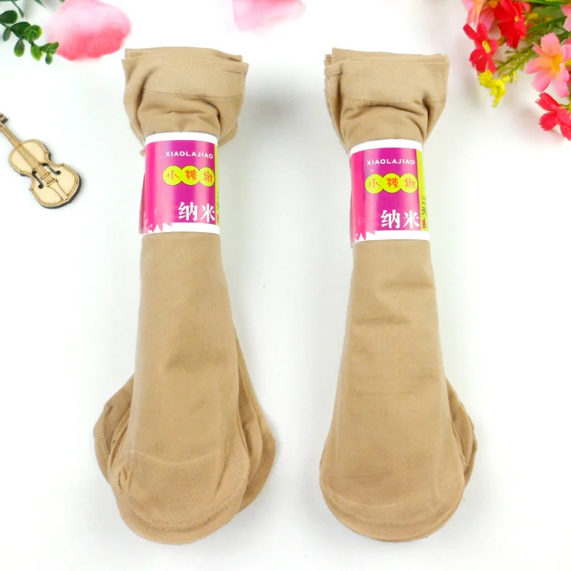 10 парт/лот женские носки летние тонкие шелковые прозрачные бархатные короткие