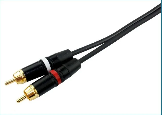 3 5 мм штекер Джек AV 2 RCA Мужской стерео Музыка Аудио Кабель AUX для Mp3 Pod Телефон ТВ