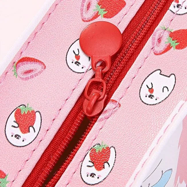 1 шт./лот Kawaii молочный ящик дизайн водонепроницаемый пенал из ПУ пеналы студентов подарок хранения многофункциональные мешки для очистки