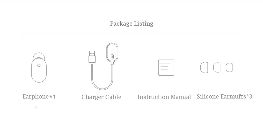 Оригинальные наушники Xiaomi Bluetooth 4,1, мини Спортивные Беспроводные наушники, водонепроницаемая гарнитура с микрофоном, наушники в ухо, поршневые наушники