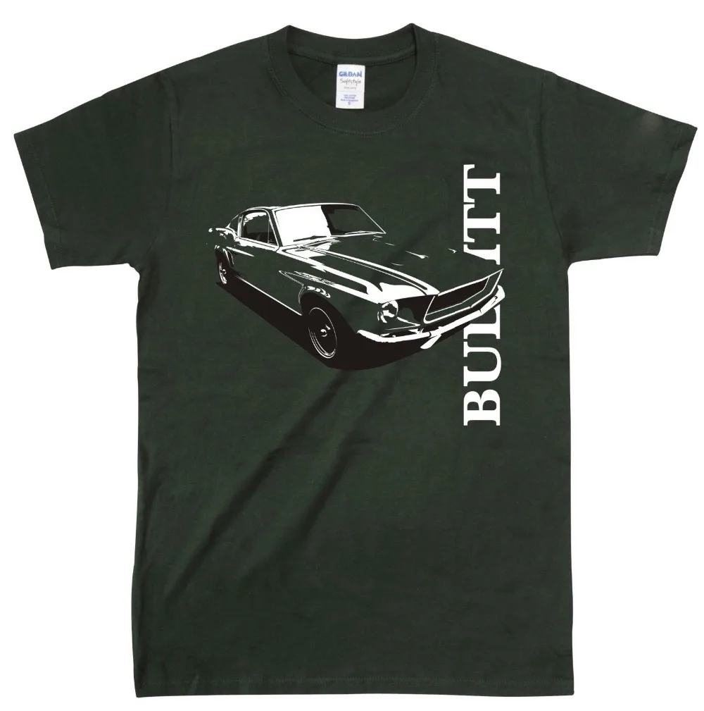 Steve Mcqueen Bullitt Mustang, мужские модные футболки, забавная уличная одежда, брендовая одежда, индивидуальные футболки