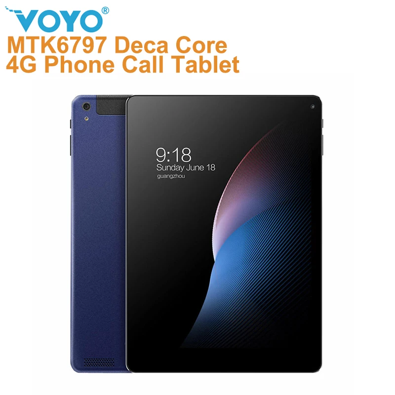 VOYO i8 4 г Phablet Android 8 0 9 7 ''планшеты для телефонных звонков 2 к ips экран MTK6797 Дека Core
