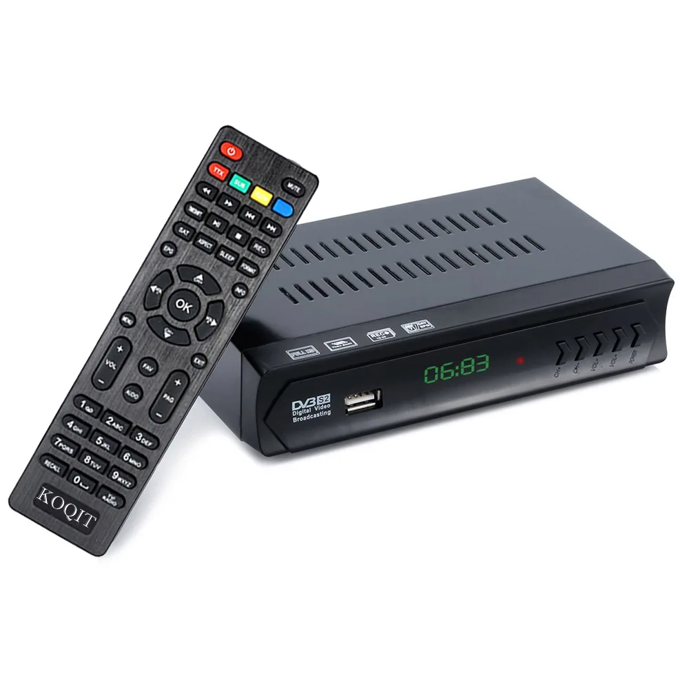 Only K1 Tv Box Koqit HD AC3 DVB-S2 рецептор цифровой спутниковый ресивер ТВ тюнер коробка m3u IP tv Combo USB Wifi RJ45 Lan интернет Youtube VU Biss - Цвет: Only K1 Tv Box