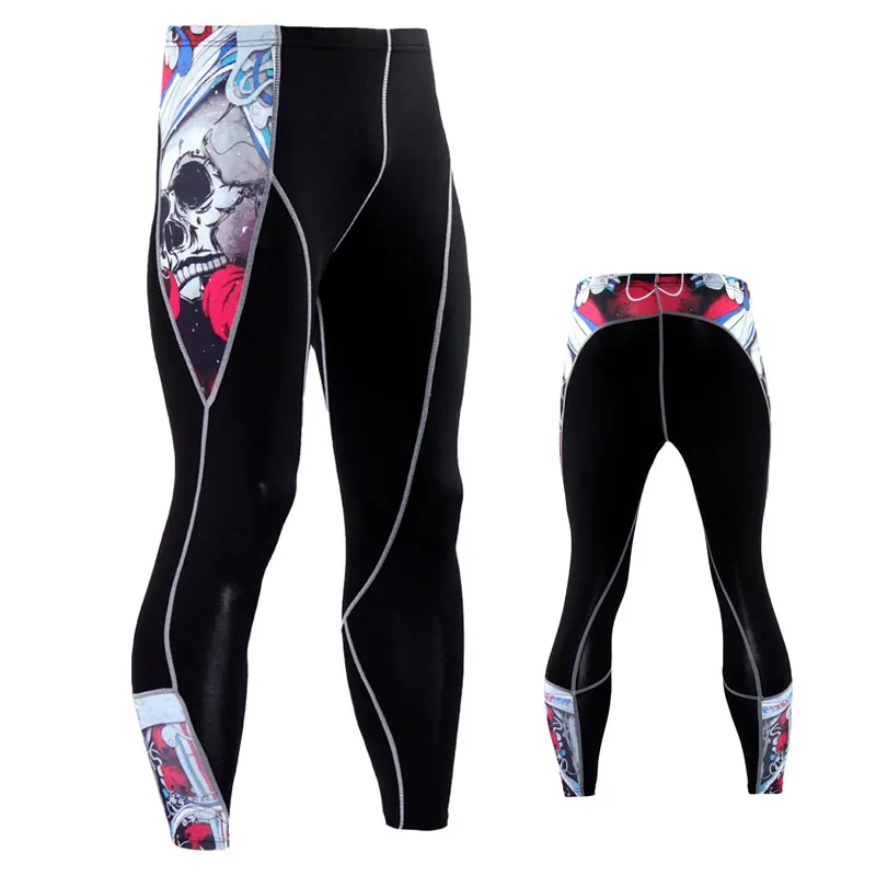 Фирменные колготки для бега мужские спортивные Леггинсы спортивная одежда штаны