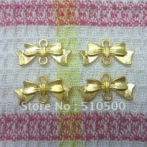 Подвеска бант из цинкового сплава золотого цвета 70 шт.|diy jewelry|jewelry accessoriesaccessories diy |