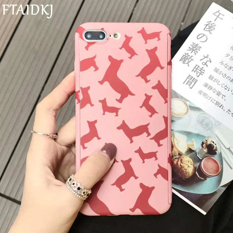 Чехол FTAIDKJ для iPhone 7 6 6S 8 Plus X SE 5 жесткий чехол с леопардовым принтом и защитой всего