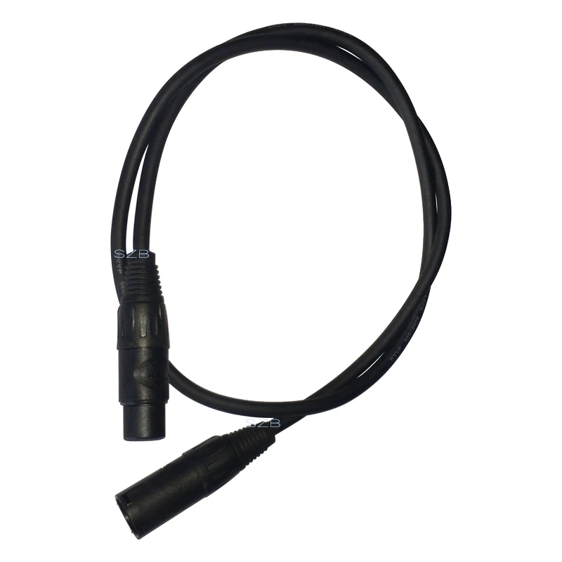 1 метр Длина 3-pin DMX вход и выход подключение сигнала DMX кабель 3.5ft XLR для сцены движущаяся головка Fogger 20 шт./лот/SZB-AC008