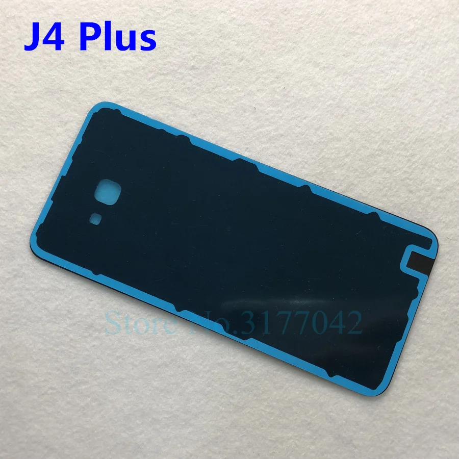 Задняя крышка аккумулятора samsung J4+ J6+ для samsung Galaxy J4 Plus J415 J415F J6 Plus J610 J610F j6plus j4plus Задняя стеклянная крышка