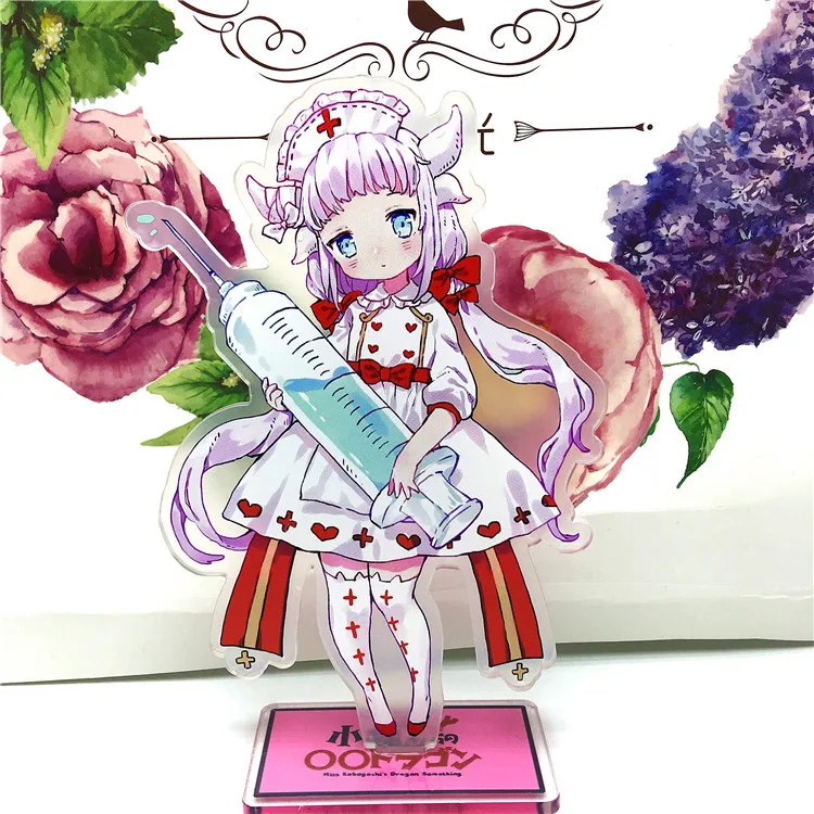 16 см аниме Miss Kobayashi's Dragon Maid Kanna Kamui брелок Подвески Tohru акриловый подарок|Брелоки|
