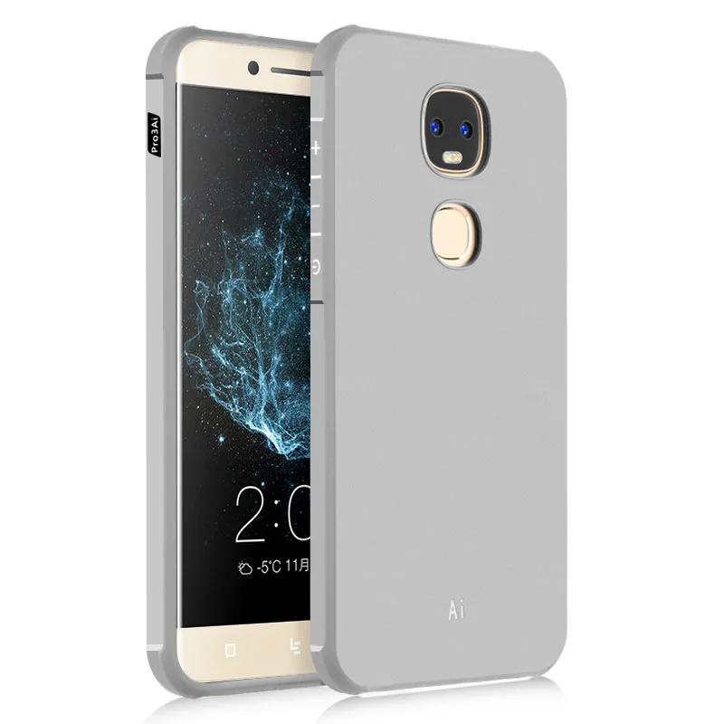 Gray Uftemr противоударный мягкий силиконовый чехол для Letv leeco le Pro 3 Dual AI X651 3D изогнутый дракон задняя крышка для leeco le pro 3 ai x650 - Цвет: Gray