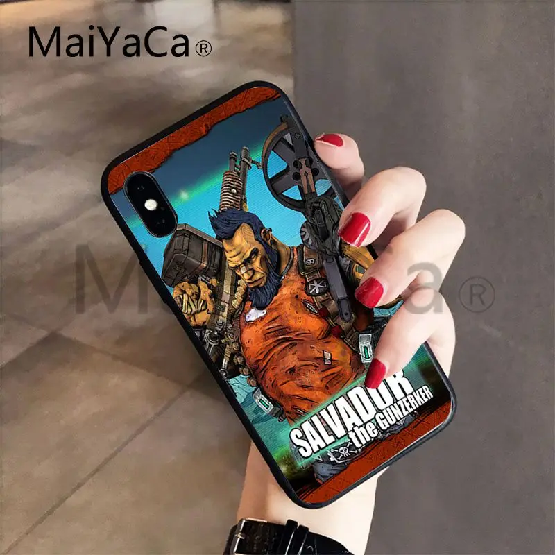 MaiYaCa borderland 2 высококлассный защитный чехол для телефона Apple iphone X и 8 8plus 7 7plus 6s Plus 5 5s