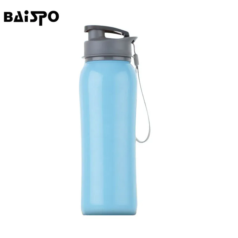 BAISPO бутылка для воды из нержавеющей стали Спортивная 2018 бутылки питьевой