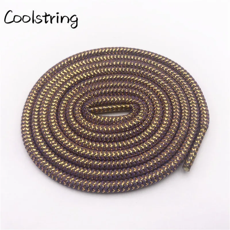 637 Gold-Purple Coolstring/женские волнистые туфли черного, золотого, белого, серебристого, металлического цвета; кружевные тени с металлическим блеском; женские ботинки; женские вечерние модельные ботинки - Цвет: 637 Gold-Purple