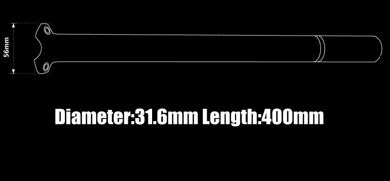 31.6 X 400mm Гонка лицо рядом труба из углеродистого волокна 3 k полный карбоновое покрытие для сиденья велосипеда MTB дорожный велосипед Горный углеродный руль для велосипеда сиденья подседельная труба трубка 27,2/30,8/31,6*350/400 мм - Цвет: 31.6 X 400mm
