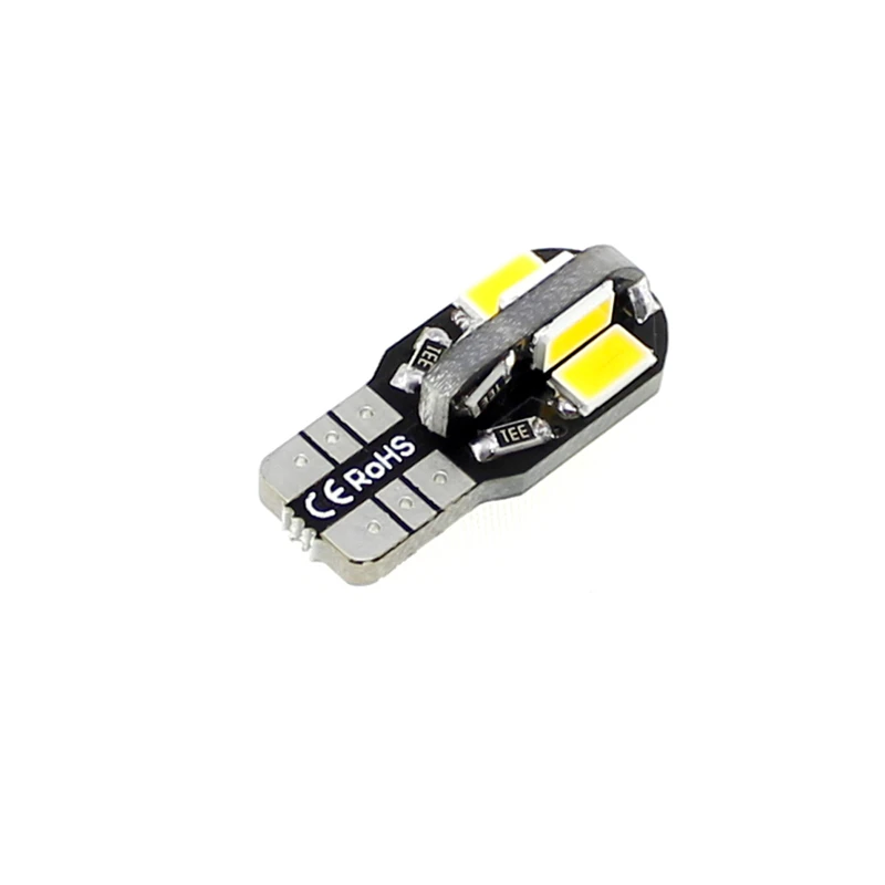 KEYECU 4 шт теплый белый W5W T10 8SMD 5730 Автомобильная внутренняя и внешняя Светодиодная
