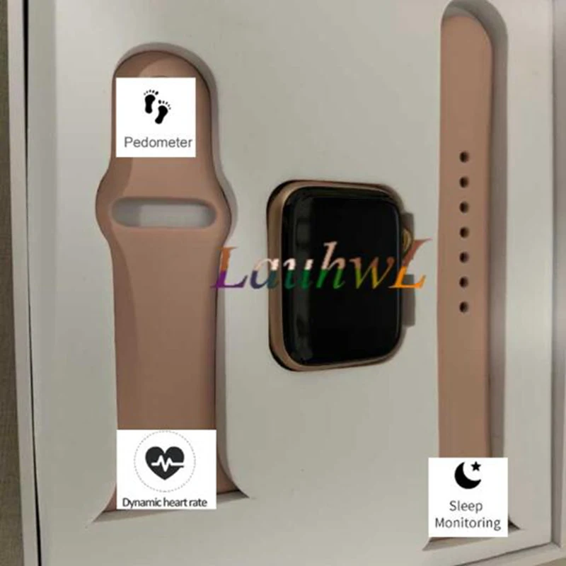 2019 IWO 8 Plus 44 мм Bluetooth Смарт часы серии 4 1:1 Смарт-часы чехол для iOS Android сердечного