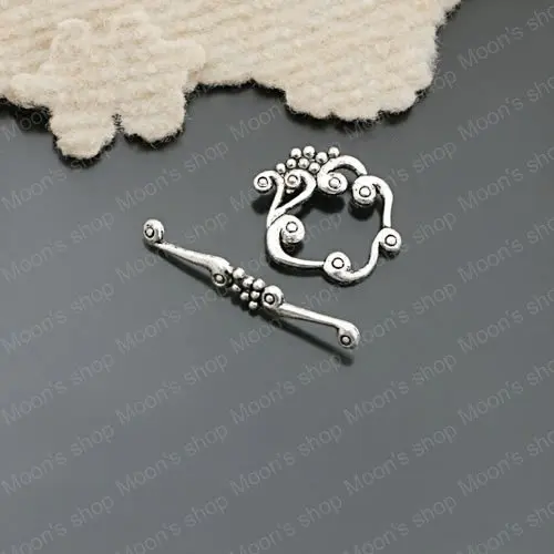 

Wholesale O:25*24mm T:41*5mm Antique Silver color Alloy OT Clasps Diy Bracelets Findings 10 sets(JM2311)