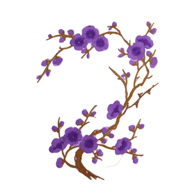 1 шт. сливы с аппликацией в виде цветка одежда заплата вышивки ткань наклейка Утюг