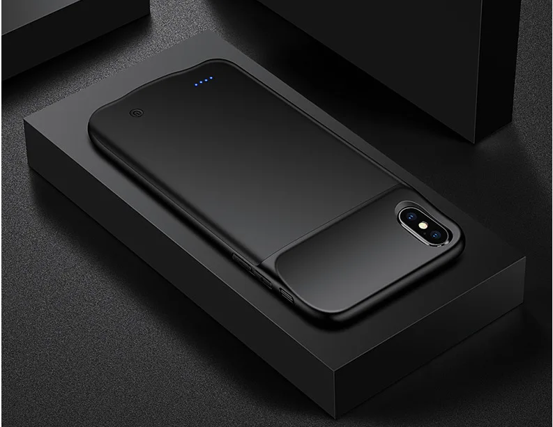 Батарея чехол для iPhone 6/6s/7/8 свет и большая емкость 5000 мАч зарядка в то же время