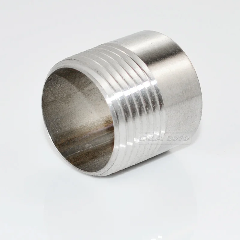 

MEGAIRON Brand New High Quality 1" Thread Pipe Fittings Single Male Stainless Steel SS304 New High Quality