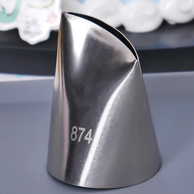 874 Large Size Rose Flower Stainless Steel Icing Piping Cake Nozzles Cream Decoration Pastry Tips Cake Dessert Decorators Tool