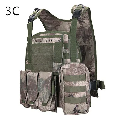 WOLF ENEMY Camouflage Hunting Military Tactical Vest Wargame Body Molle Armor CS Outdoor Jungle Equipment | Спорт и развлечения