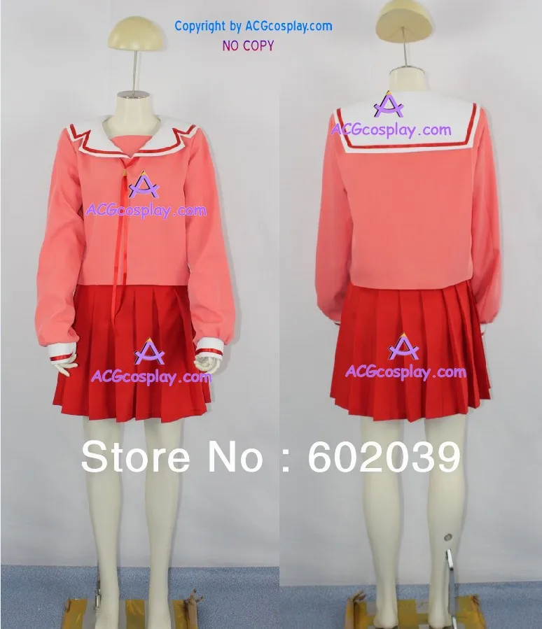 AzuManga Daioh девушка Косплэй костюм Школьная форма юбка для девочек|cosplay costume|uniform