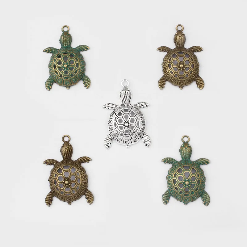 Подвеска-черепаха для ожерелья браслета ювелирных изделий 5 шт. | Украшения и