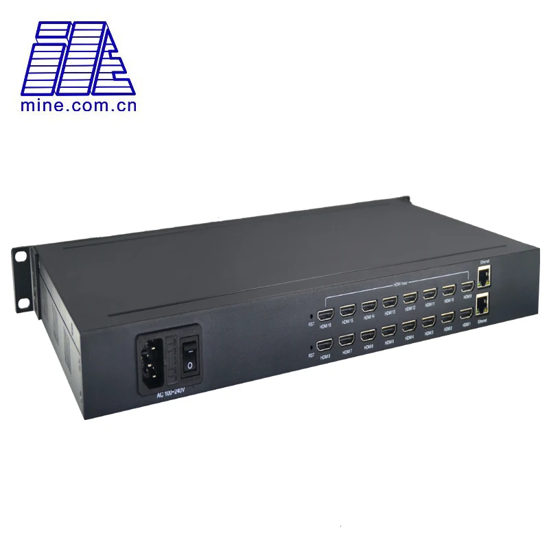 16 канальный видеорегистратор 1U стойку MPEG 4 H265 HDMI видео кодек|Теле- и