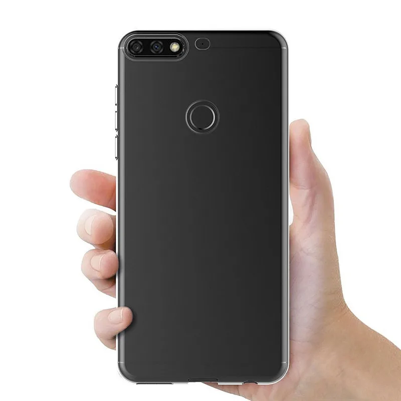 Для Huawei Y7 Prime 2018 силиконовый прозрачный Футляр TPU чехол для телефона Y7Prime Honor 7CL DN L21