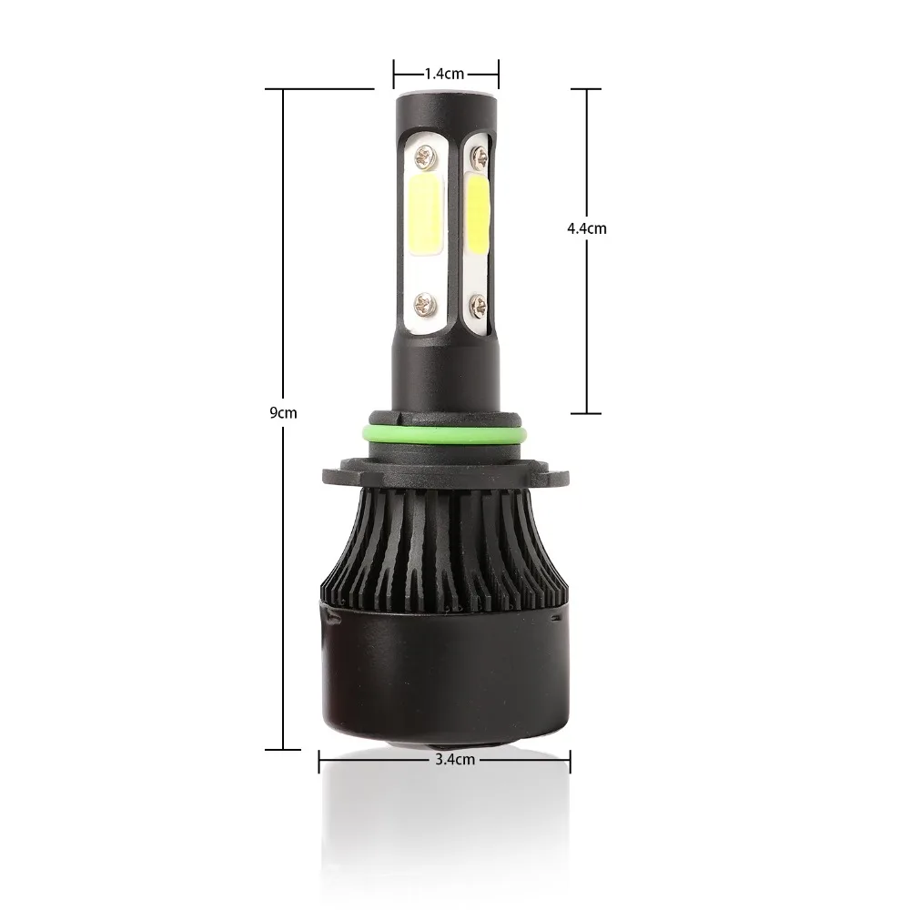 Aslent H4 светодиодный H7 H8 H11 H13 9004 9005 9006 9007 HB4 100W 12000LM 6500K COB автомобилей головной