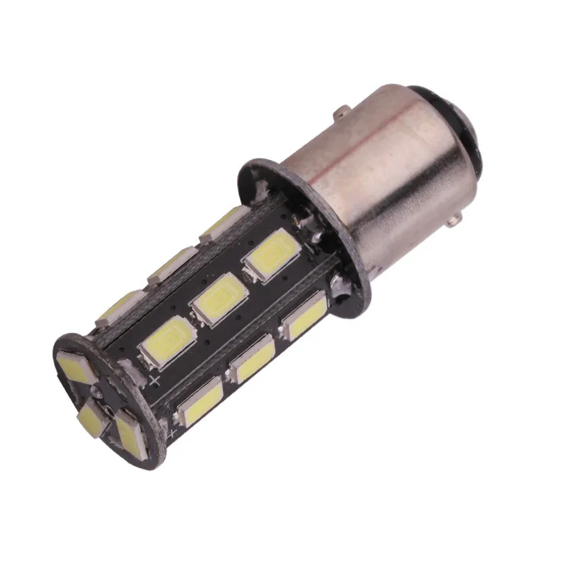1x1156 1157 18SMD 5630 Светодиодный автомобильный стоп сигнал белый 6000K 10W Супер яркая