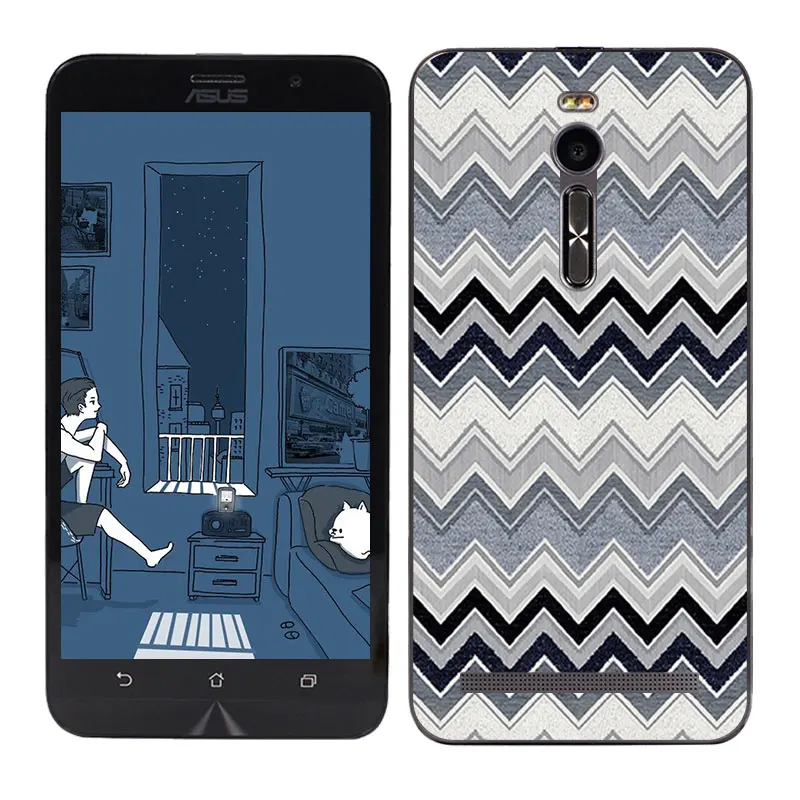 14 Мягкий чехол для Asus Zenfone 2 ZE551ML ZE550ML для Asus Zenfone 2 ZE551ML чехол Land Moon с рисунком ZE550ML Z00AD/Zenfone 2 - Цвет: 14
