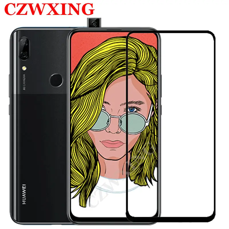Закаленное стекло для Huawei P Smart Z Защитная пленка экрана смартфона умное с полным